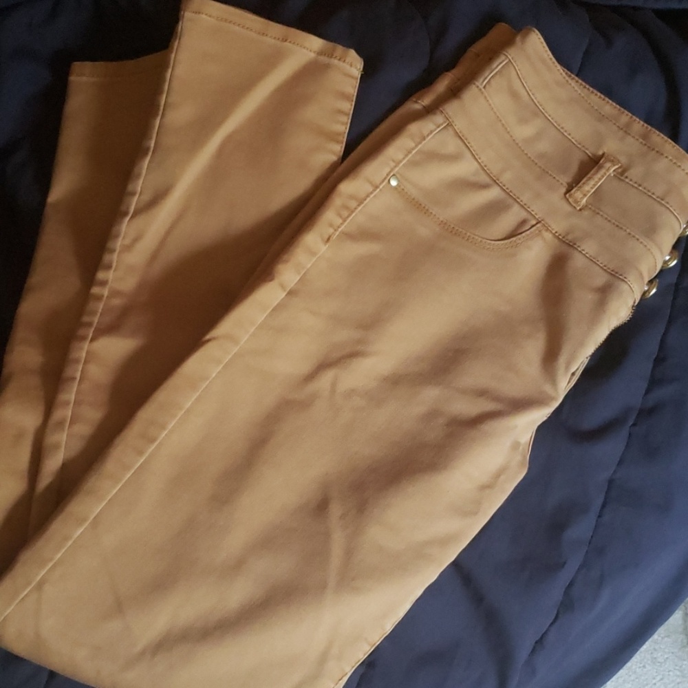 High waisted skinny pants